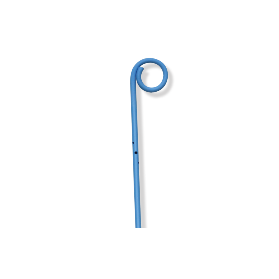 CAT PIQTAIL CENTIMETRADO 5 FR CON 10 MARCAS DE ORO